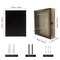 GraduationMall 8x10 Shadow Box Frame Solid Wood Glass Door Display Case with Linen Back and 6 Stick Pins,1.5 inches Interior Depth,Ideal for Memorabilia Pictures Flowers Medals Tickets